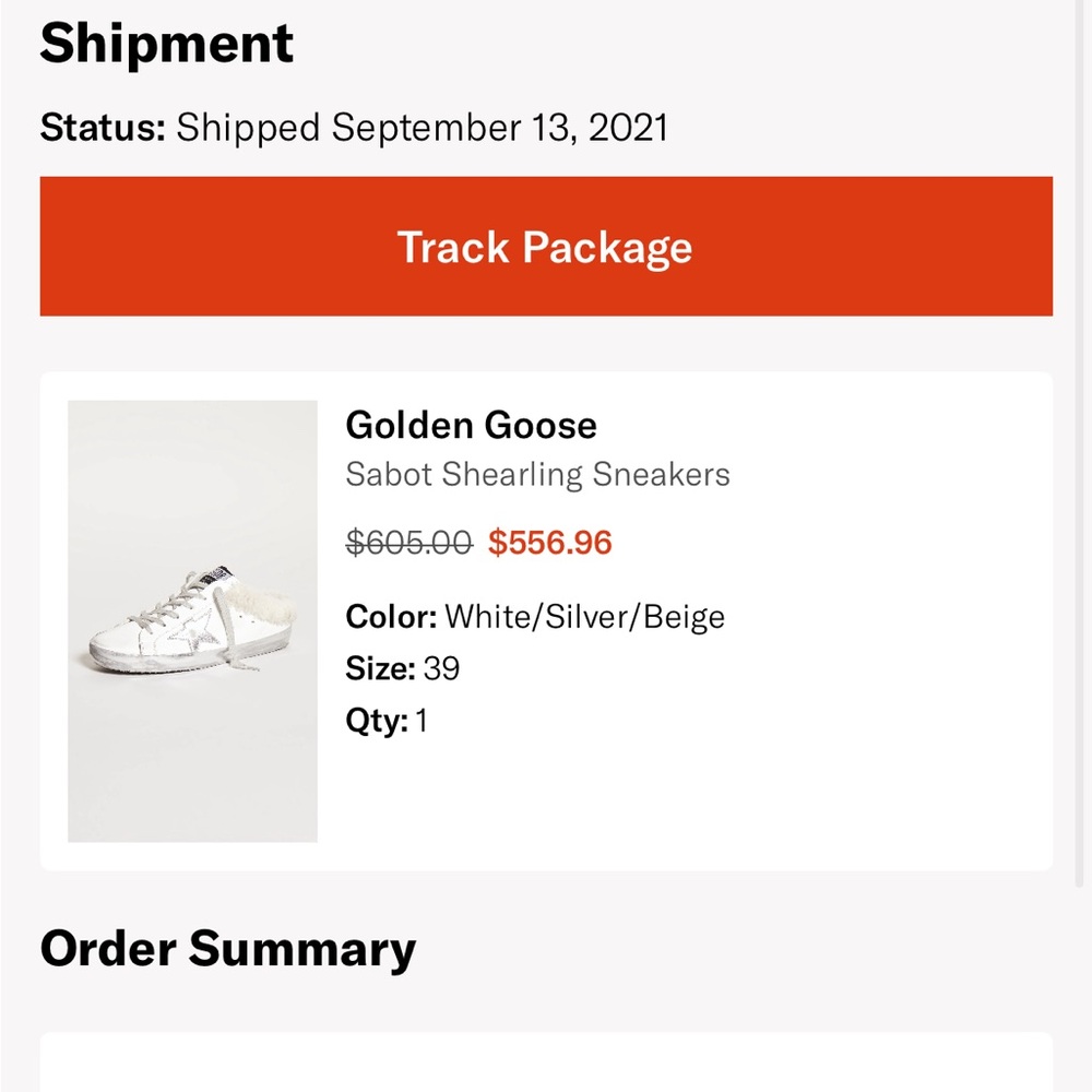 Golden Goose Beige and Metallic Sneakers with Sherpa-Size 39 - Picture 8 of 8